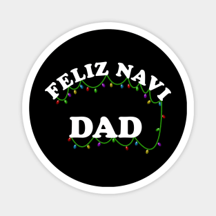 Feliz Navidad Christmas Pun Design Magnet